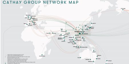 Download Cathay Group's latest network map now