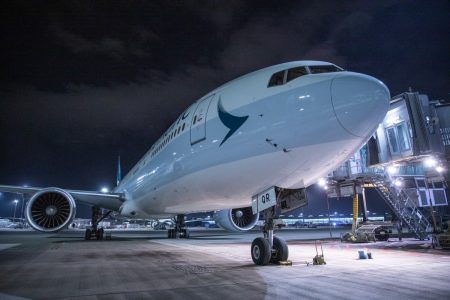 Cathay aircraft on tarmac